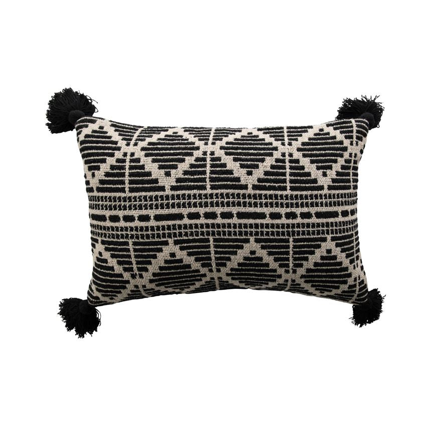 Lumbar Pillow with Tassels