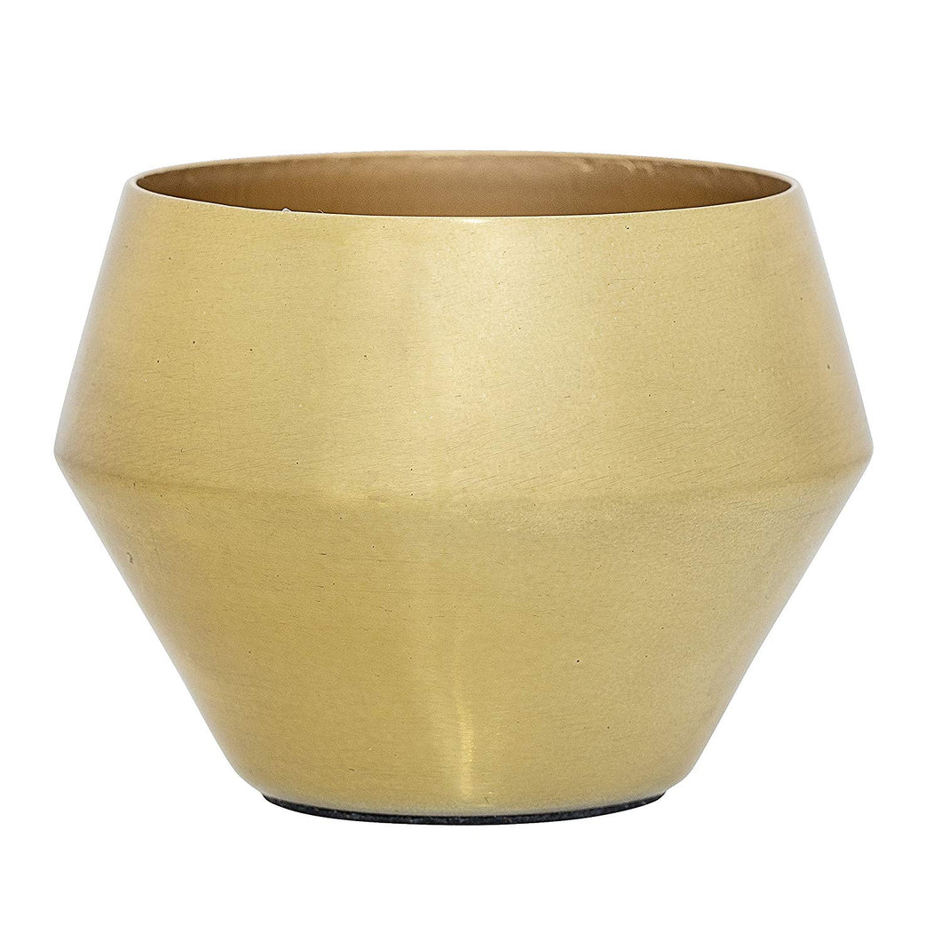Aluminum Votive Holder, Gold Finish