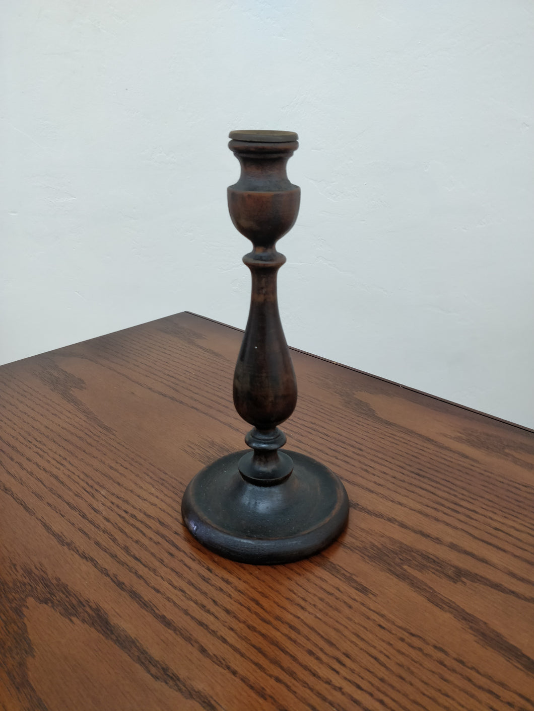 Vintage Solid Wood Candle Holder