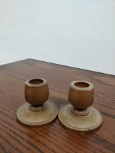 Vintage Solid Wood Candle Holder