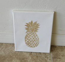 Hand Painted Pineapple Wall Art