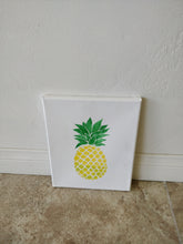 Hand Painted Pineapple Wall Art