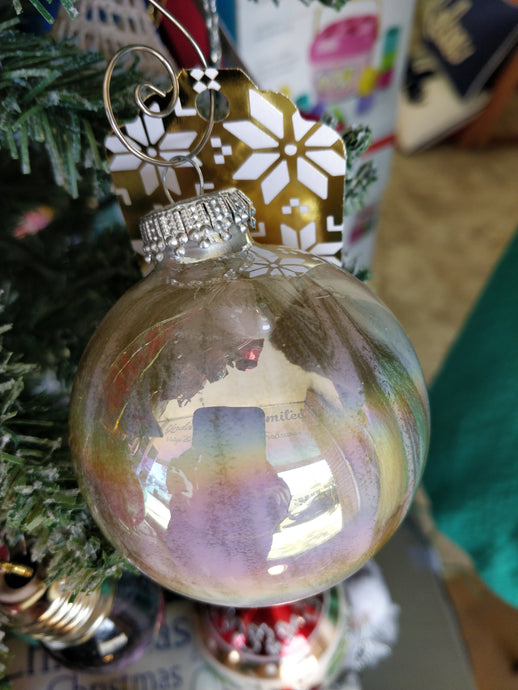 Hand Painted Round Ornament