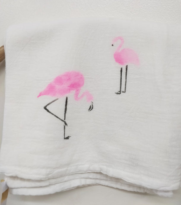 Hand-Painted Tea Towel