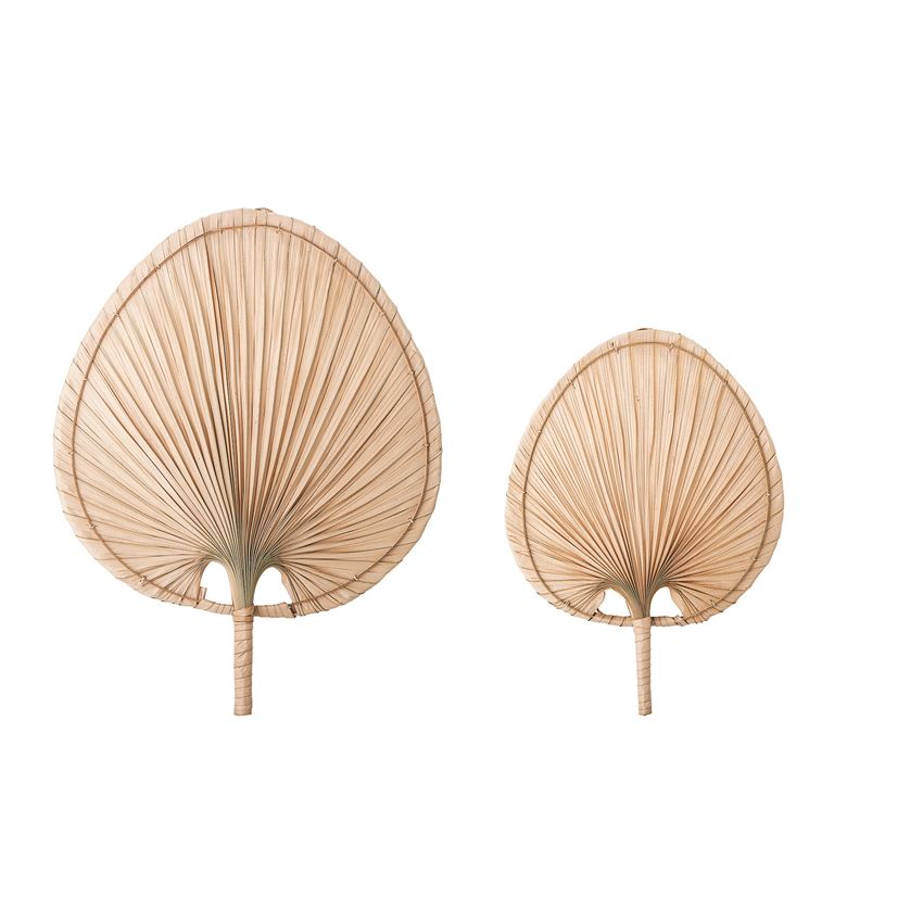 Natural Palm Leaf Fan