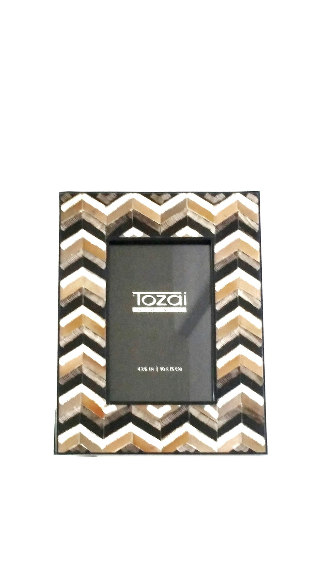 Tozai Home Hand Etched Bone Photo Frame