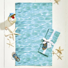 Two's Company Pool Party Dish Towel w/Bottle Opener
