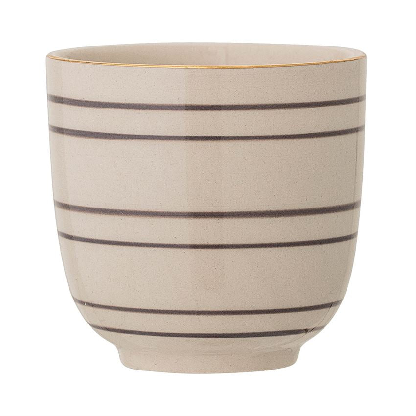 Bloomingville Ava Stoneware Cup w/ Gold Trim