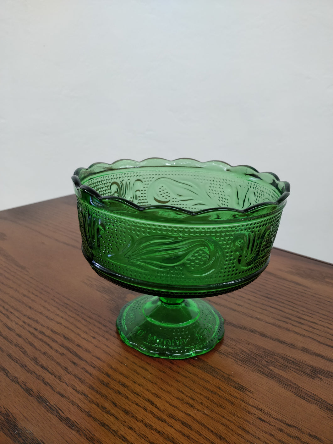 Vintage E. O Brody Co. M6000 Green Compote