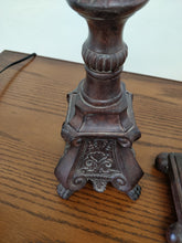 Vintage Solid Wood Candle Holder