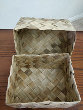 Vintage Lauhala Boxes