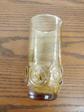 Vintage  Amber Water Glass
