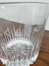 Vintage Etched Crystal Ice Bucket