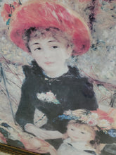 Vintage Renoir "Two Sisters" Framed Wall Art