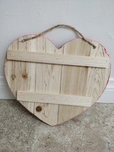 Hand-Painted Wooden Heart Wall Decor