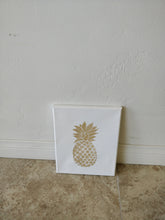 Hand Painted Pineapple Wall Art