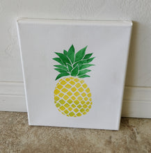 Hand Painted Pineapple Wall Art