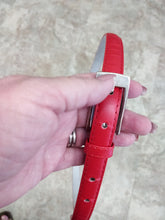 Red Leather Belt