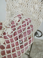 Vintage Macelli Cream Crochet Dress,