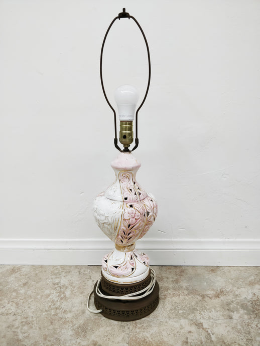 Vintage Porcelain Lamp