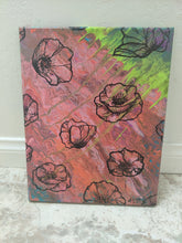 Hand Painted Dirty Pour Wall Art