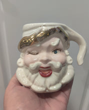 Vintage Winking Santa Mug (Rare)