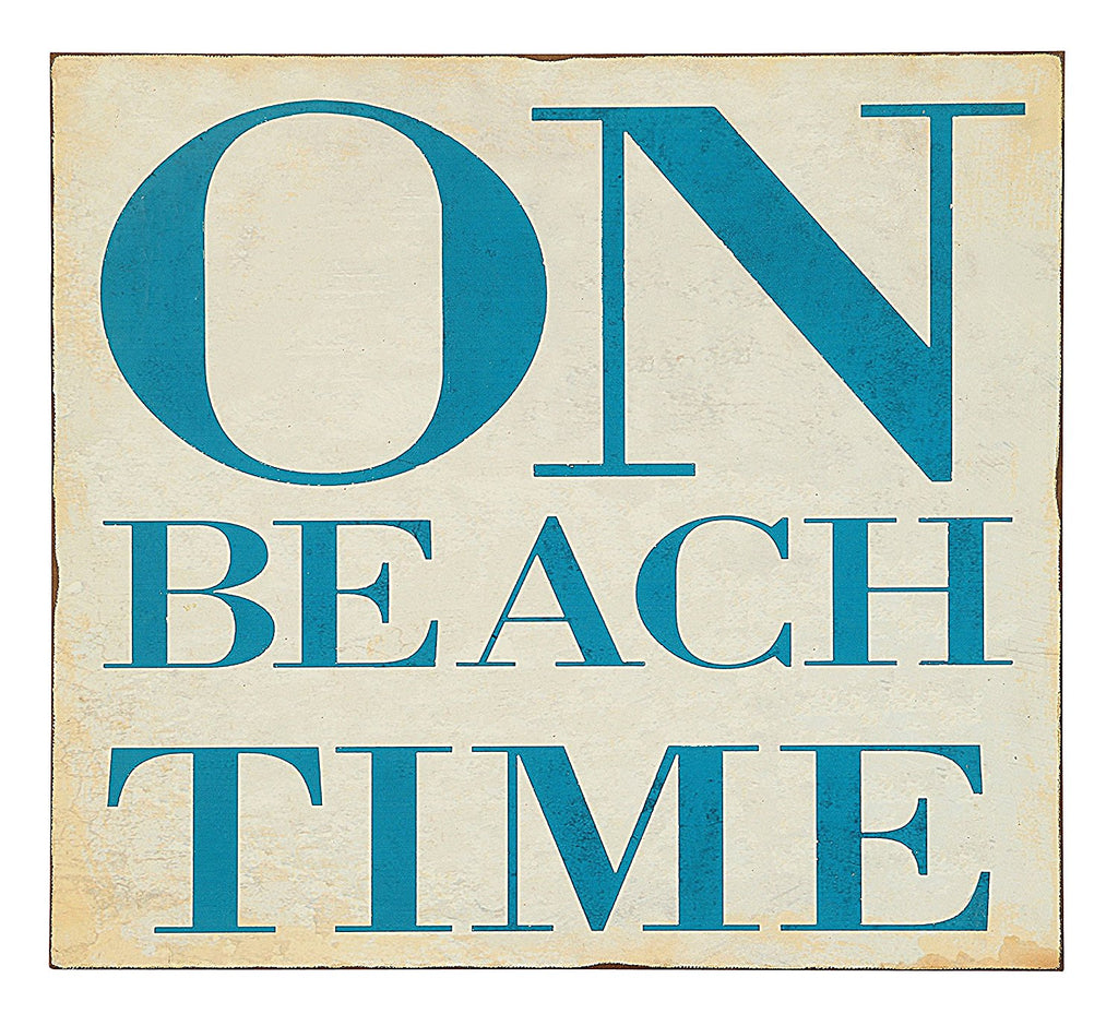 Creative CoOp "On Beach Time" Wall Art Gordelly, Unlimited