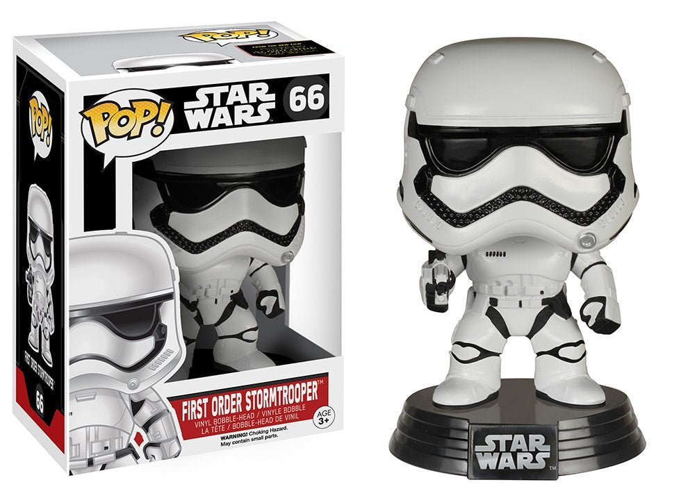 Star Wars: The Force Awakens First Order Stormtrooper Pop! Vinyl Bobbl –  Gordelly, Unlimited