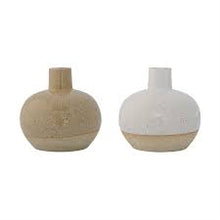 Bloomingville Two-Toned Stoneware Vase With Sand Finish, 2 Colors